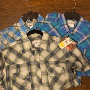 Wrangler Casual Plaid Button up